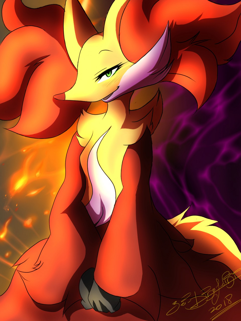 Delphox покемон. Делфокс покемоны. Дельфокс Vore. Феннекин Vore.