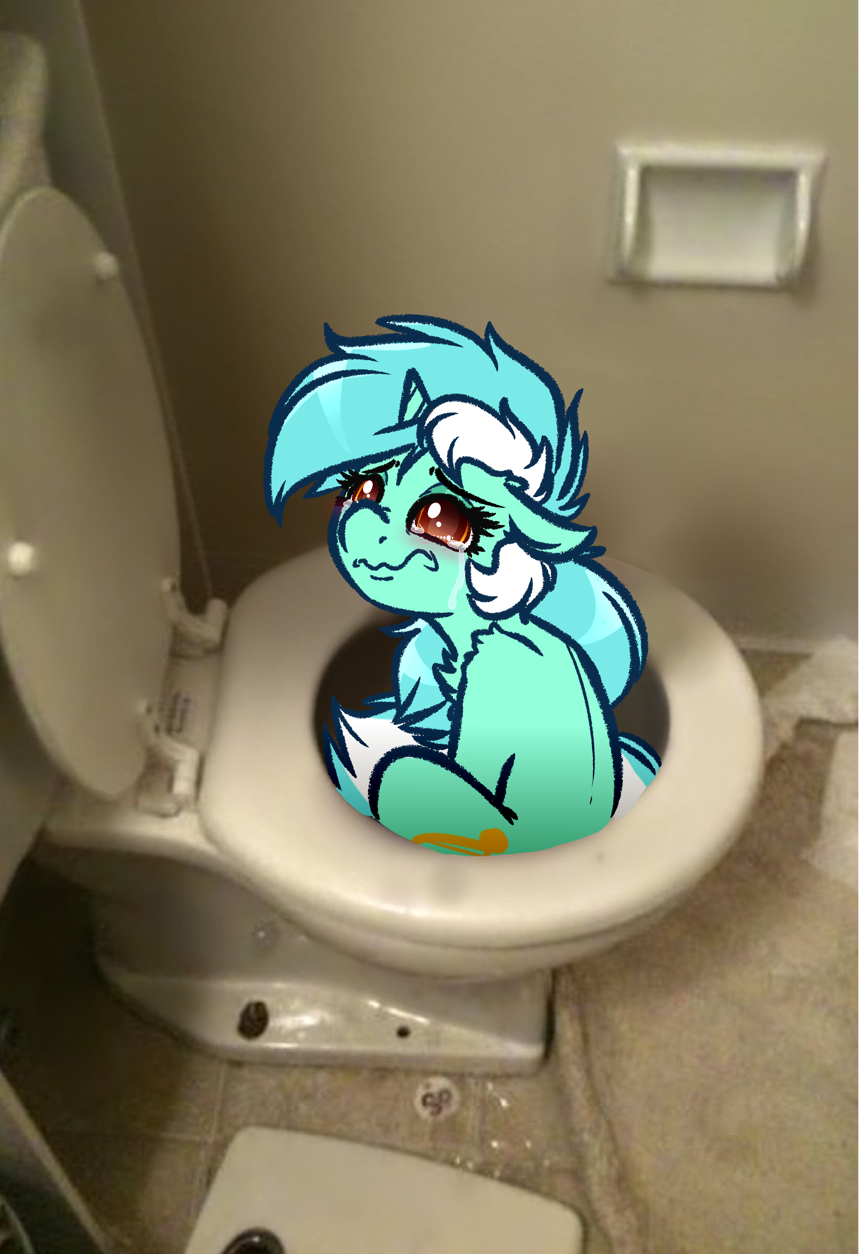 Toilet Lyra by WitchTaunter -- Fur Affinity [dot] net