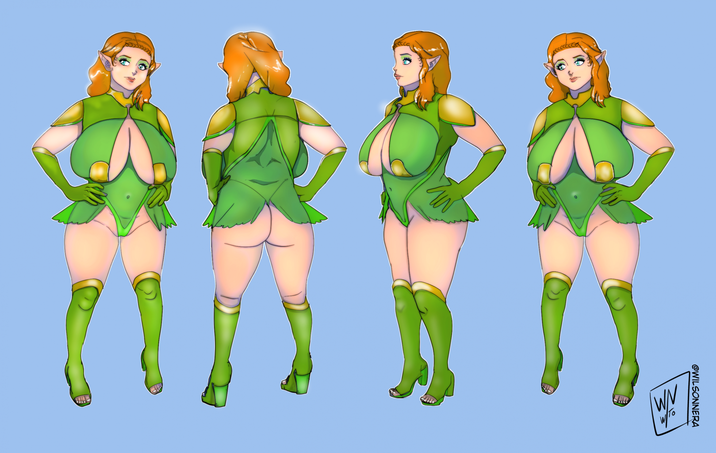 Big tits elff for animation by wito -- Fur Affinity [dot] net