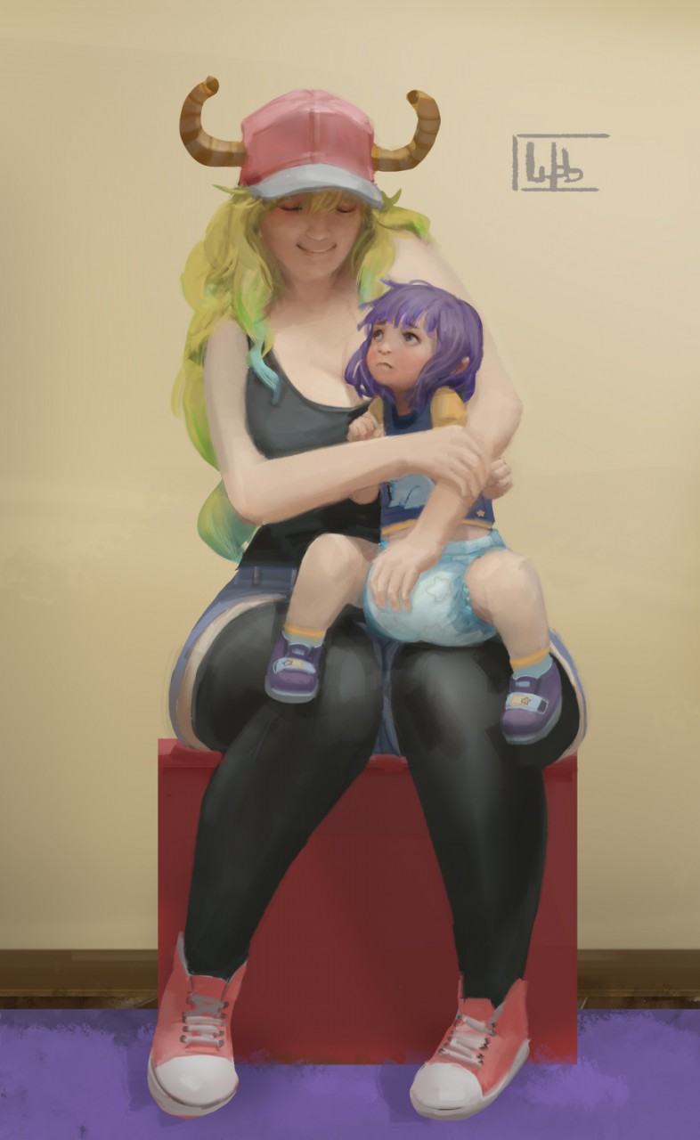 Lucoa and Shouta by Wob -- Fur Affinity [dot] net