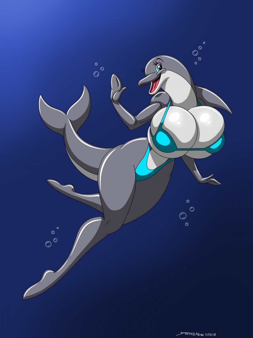 Dolphin boobs