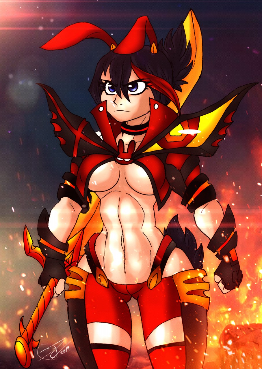 Kill La Kill - Ryuko Matoi by Wolfenstain1 -- Fur Affinity [dot] net