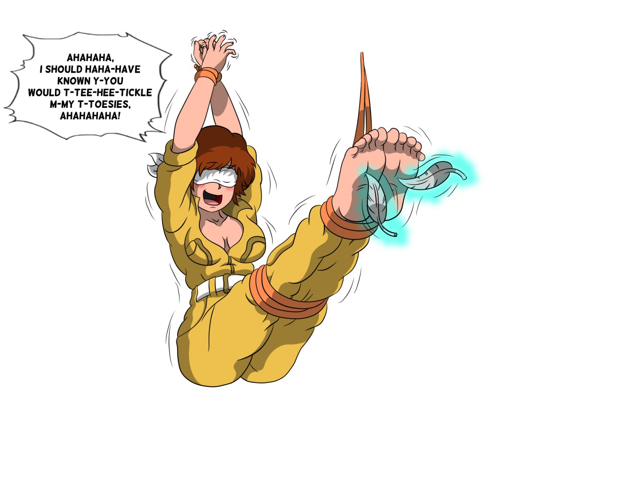 April o'neil tickled