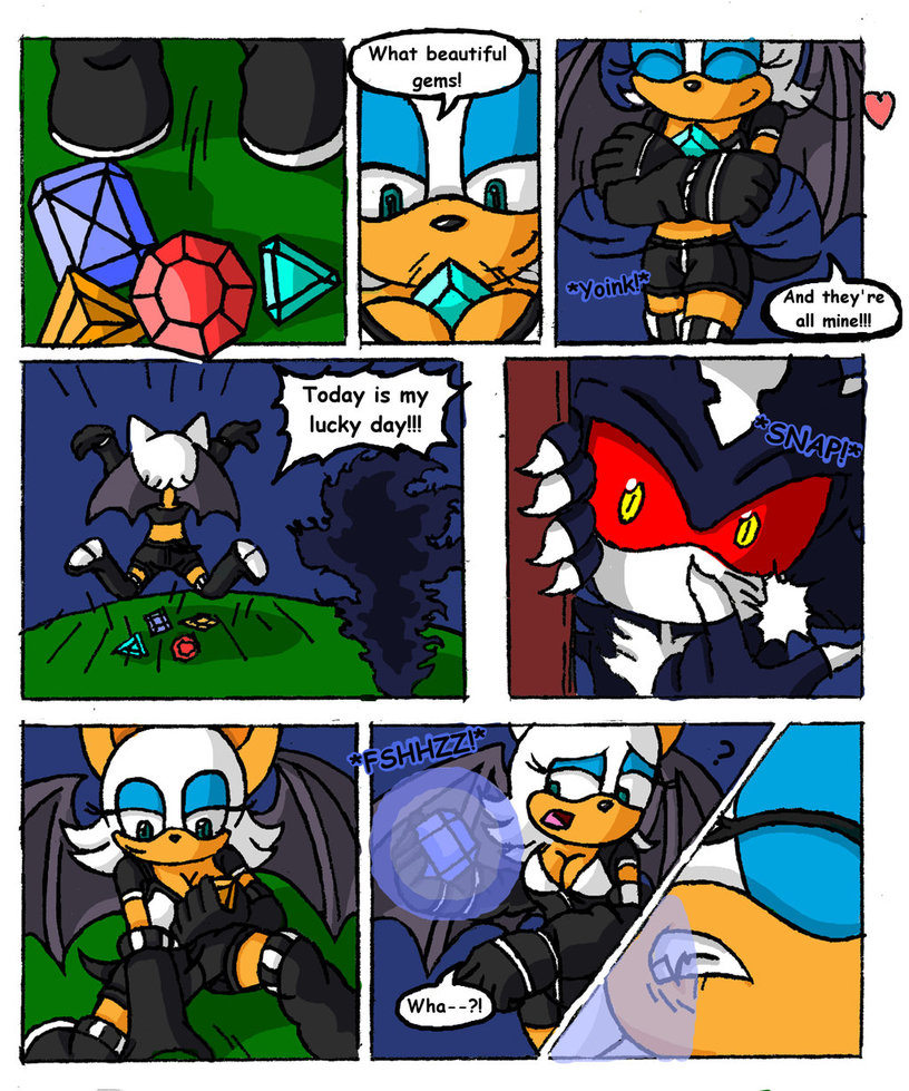 Rouge the Werebat - page 1. Click to change the View. 