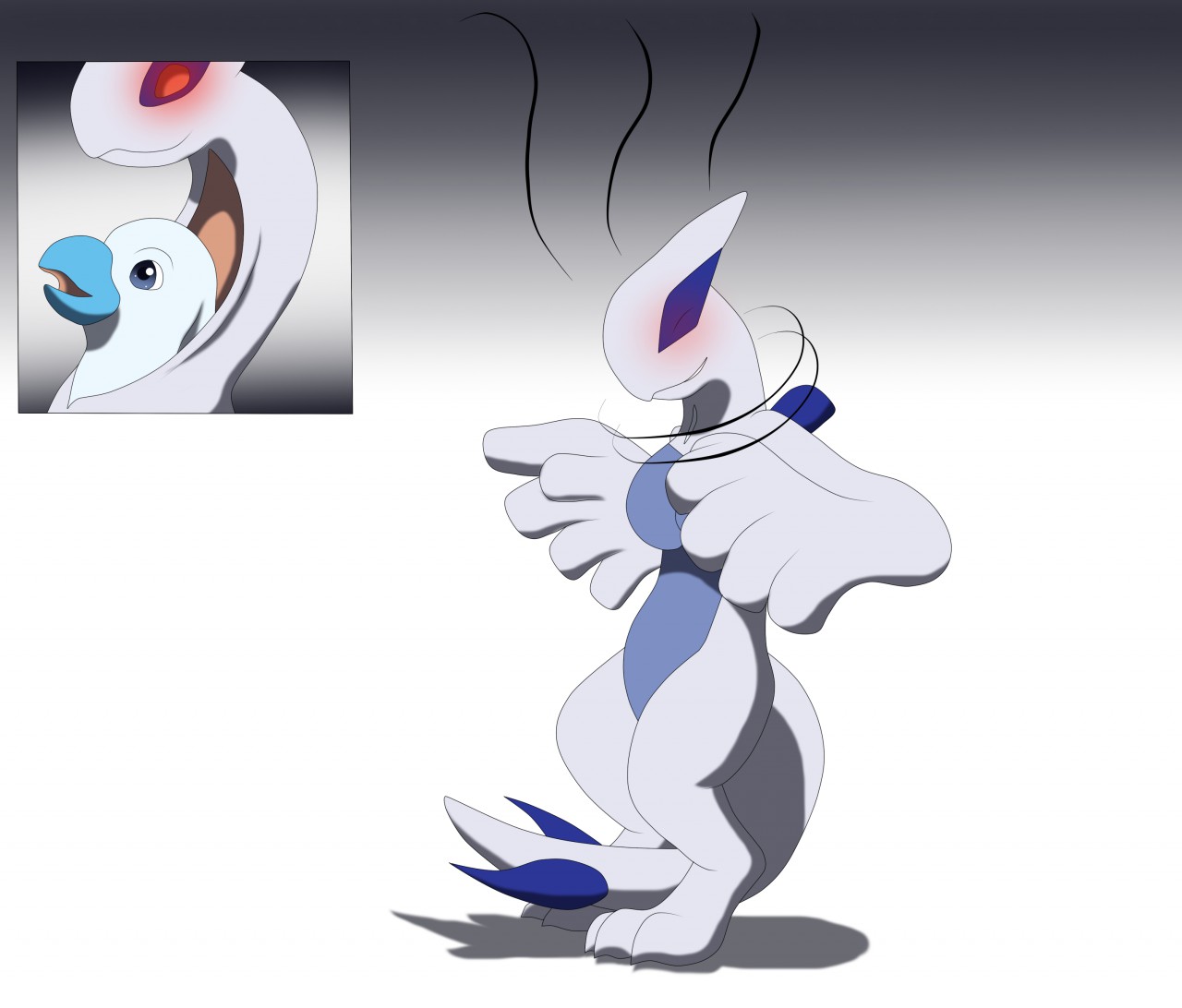 Pokemon Lugia by Kate_YellowFox -- Fur Affinity [dot] net