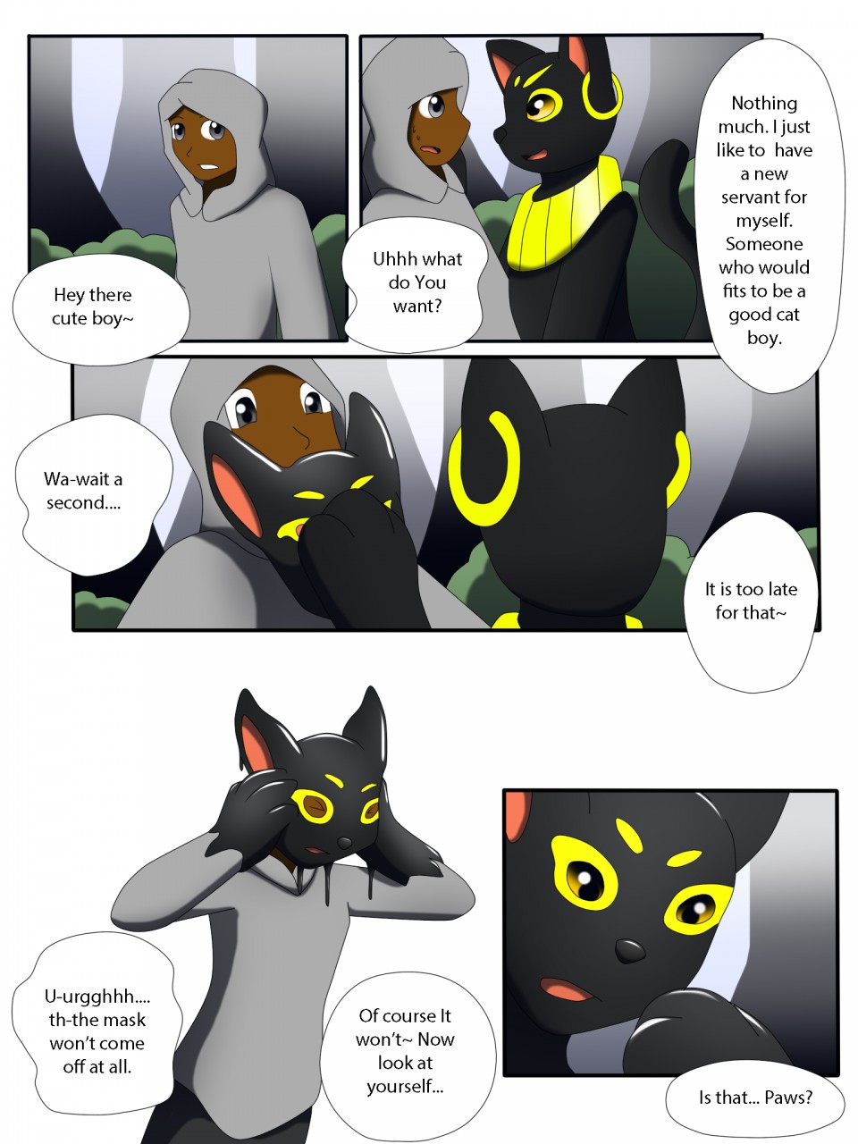 Egyptian Black Cat Mask Pg 1 by Wolferion -- Fur Affinity [dot] net