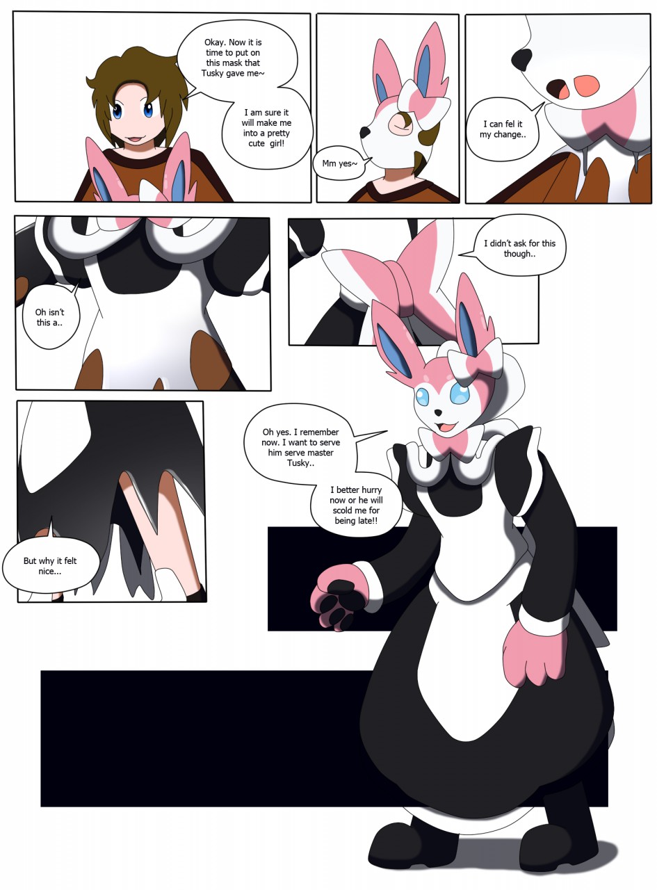 Sylveon Maid TF TG by Wolferion -- Fur Affinity [dot] net