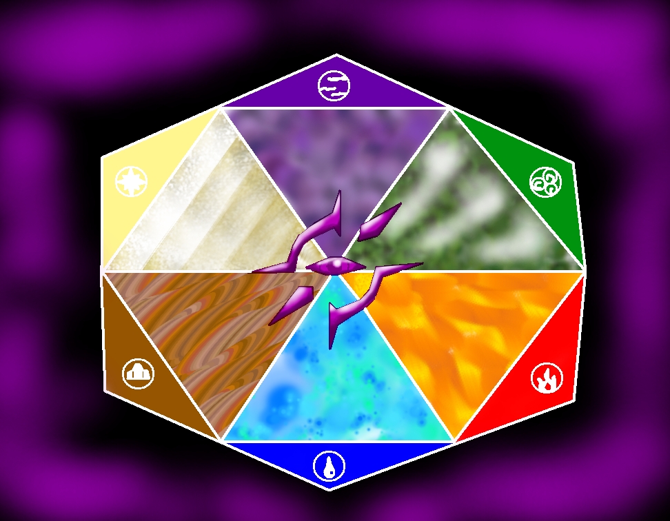 elemental circle for dragon city with arrows