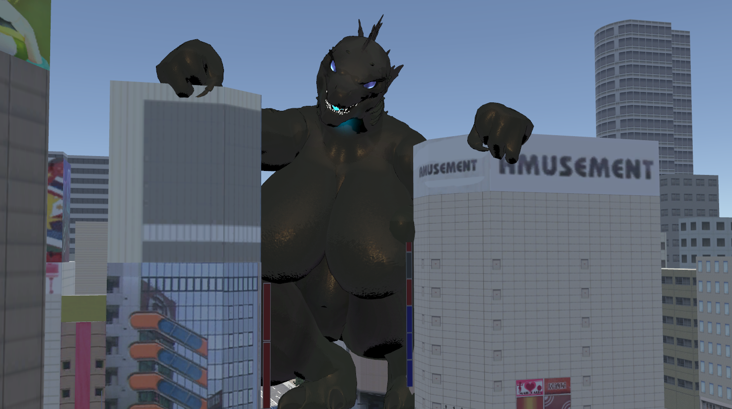 Vrchat Goddess Godzilla by Wolfie395 -- Fur Affinity [dot] net