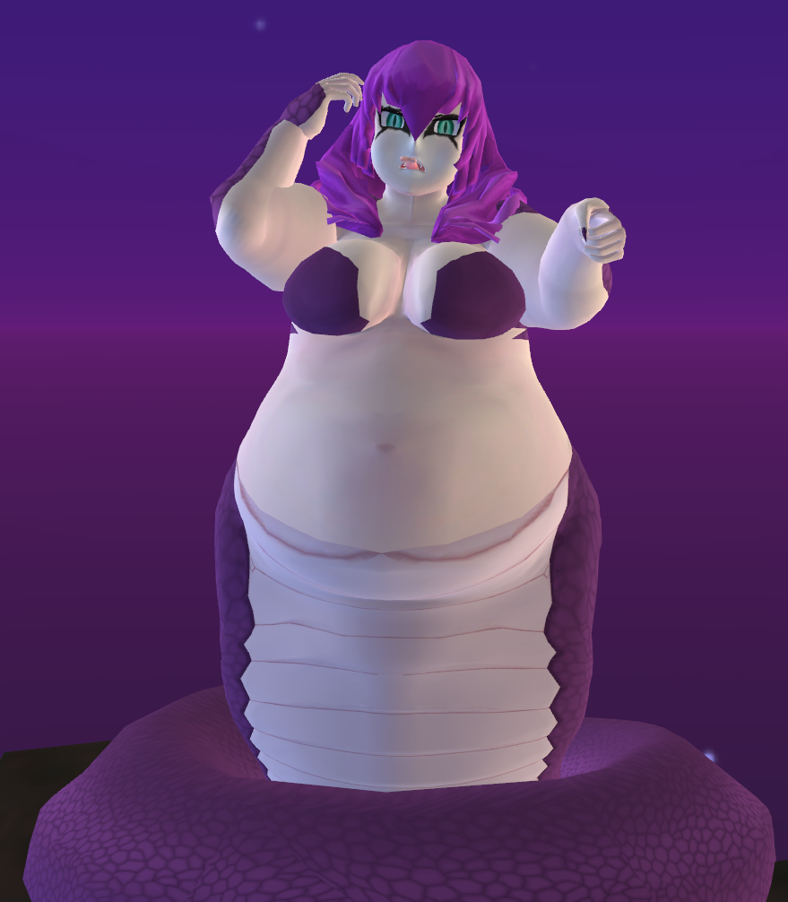 Vrchat Chubby Lamia by Wolfie395 -- Fur Affinity [dot] net