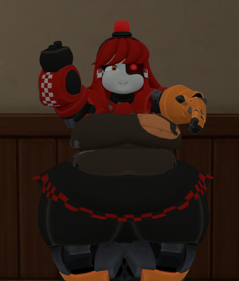 Vrchat Chubby Mimi Robot by Wolfie395 -- Fur Affinity [dot] net