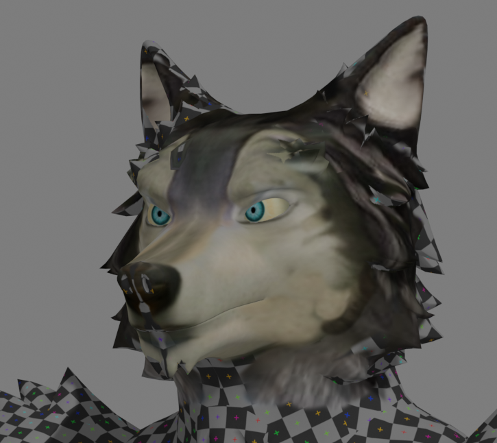 Alpha and Omega Humphrey texture test by Wolfikous Fur