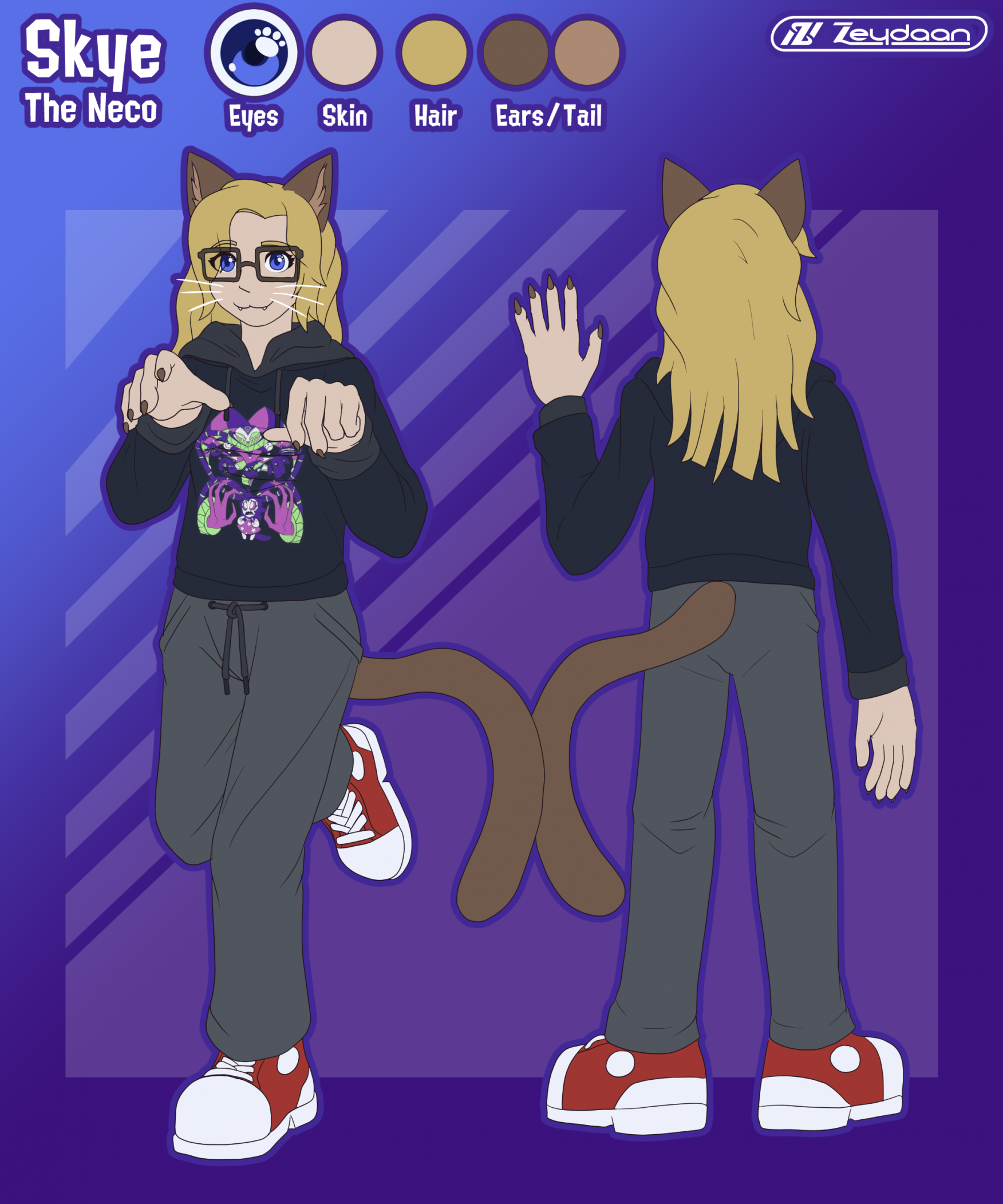 New Nekosona, Skye~! by WolfiorTG -- Fur Affinity [dot] net