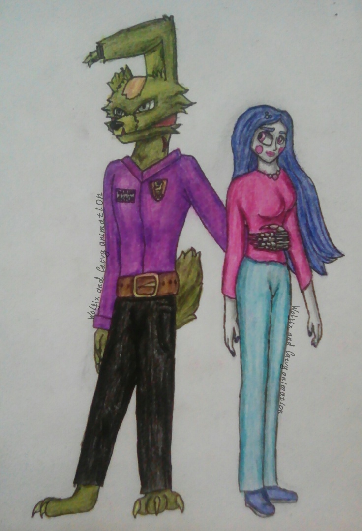 William Afton and Ballora (fan fiction) by Wolfix_and_Catvy -- Fur Affinity  [dot] net