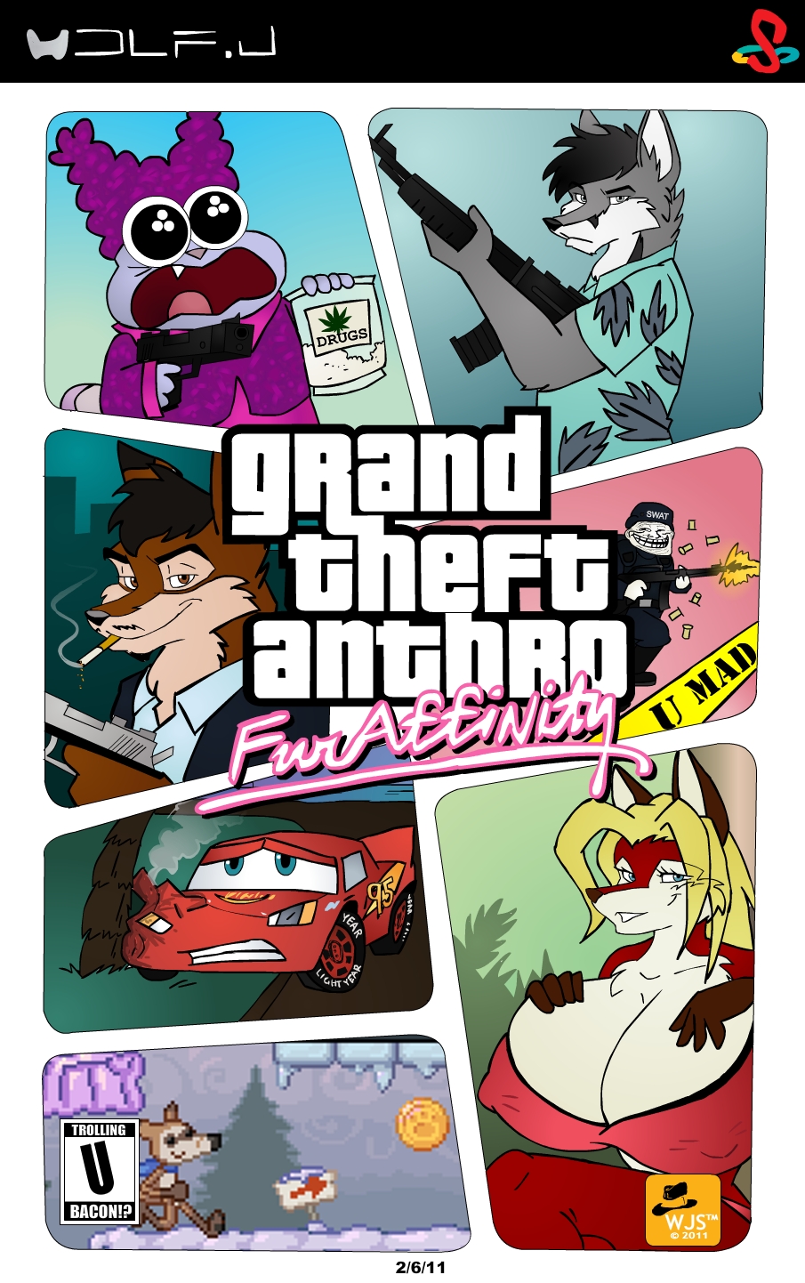 Grand Theft Anthro by wolfjedisamuel -- Fur Affinity [dot] net