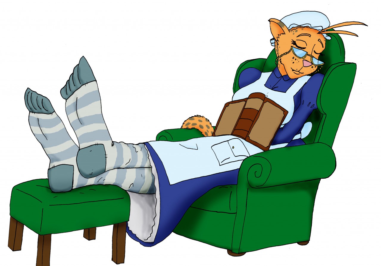 Sleepy MAID by Wolfman-Al -- Fur Affinity [dot] net