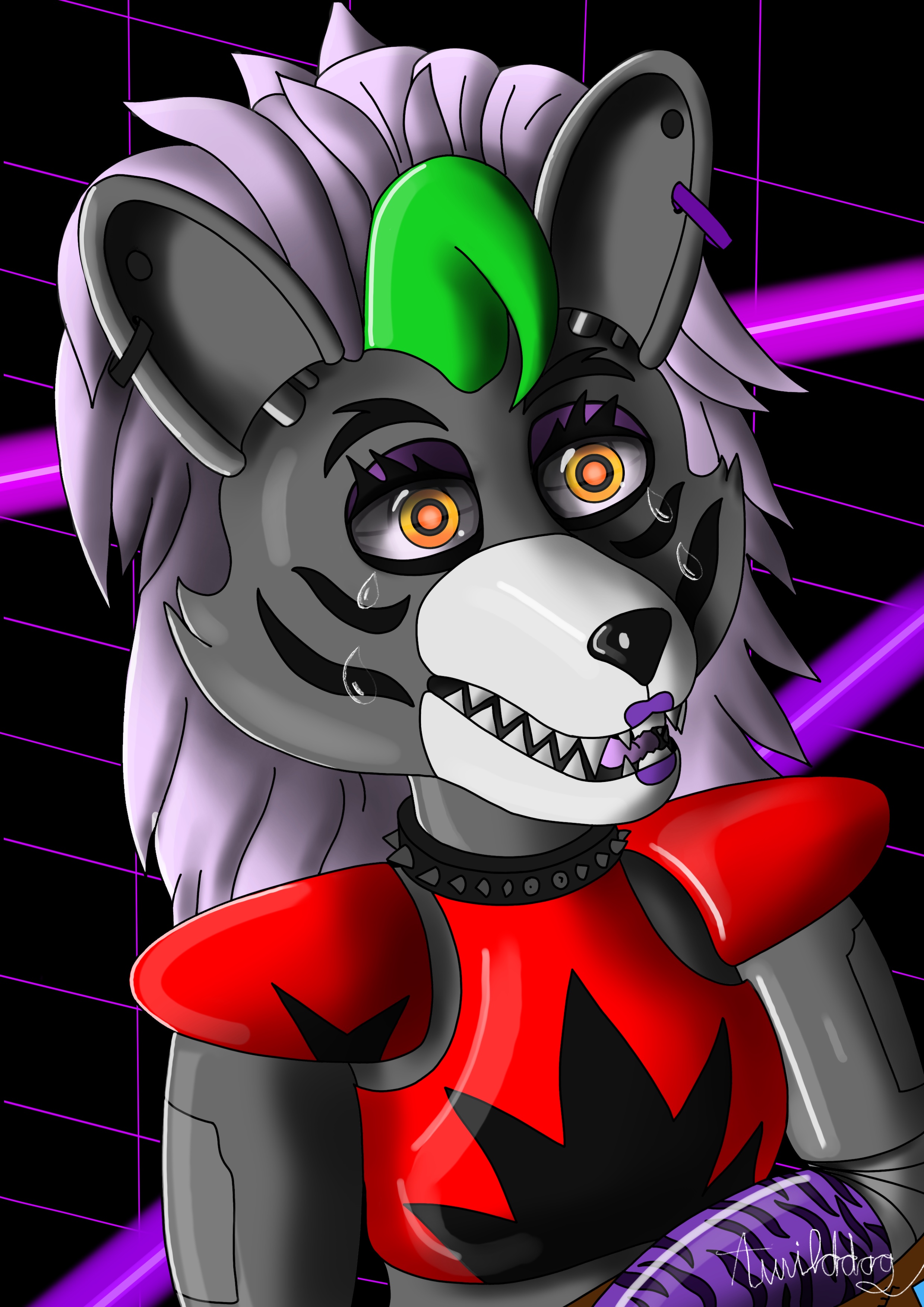 Colour Fixed Roxanne Wolf! Fnaf! by WolfmanTom -- Fur Affinity [dot] net