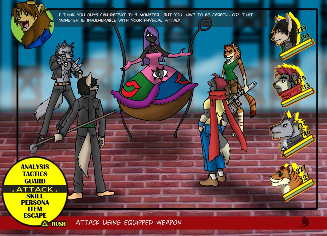 Persona 4 version furry by wolfmaster -- Fur Affinity [dot] net