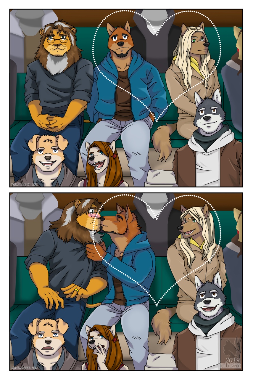 Kiss Cam moment - Kevin & Aderito by wolfmaster -- Fur Affinity [dot] net