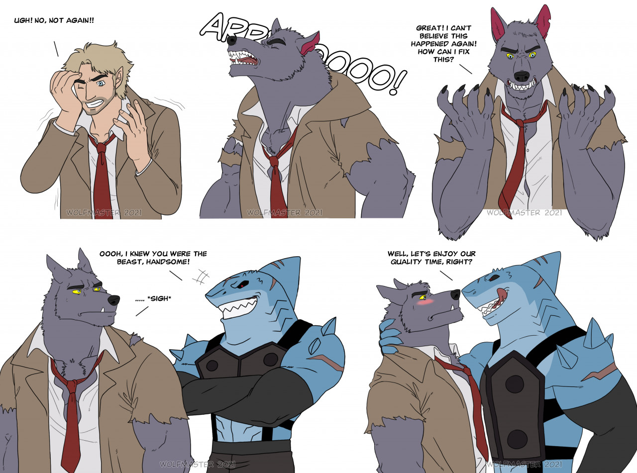 John constantine x king shark