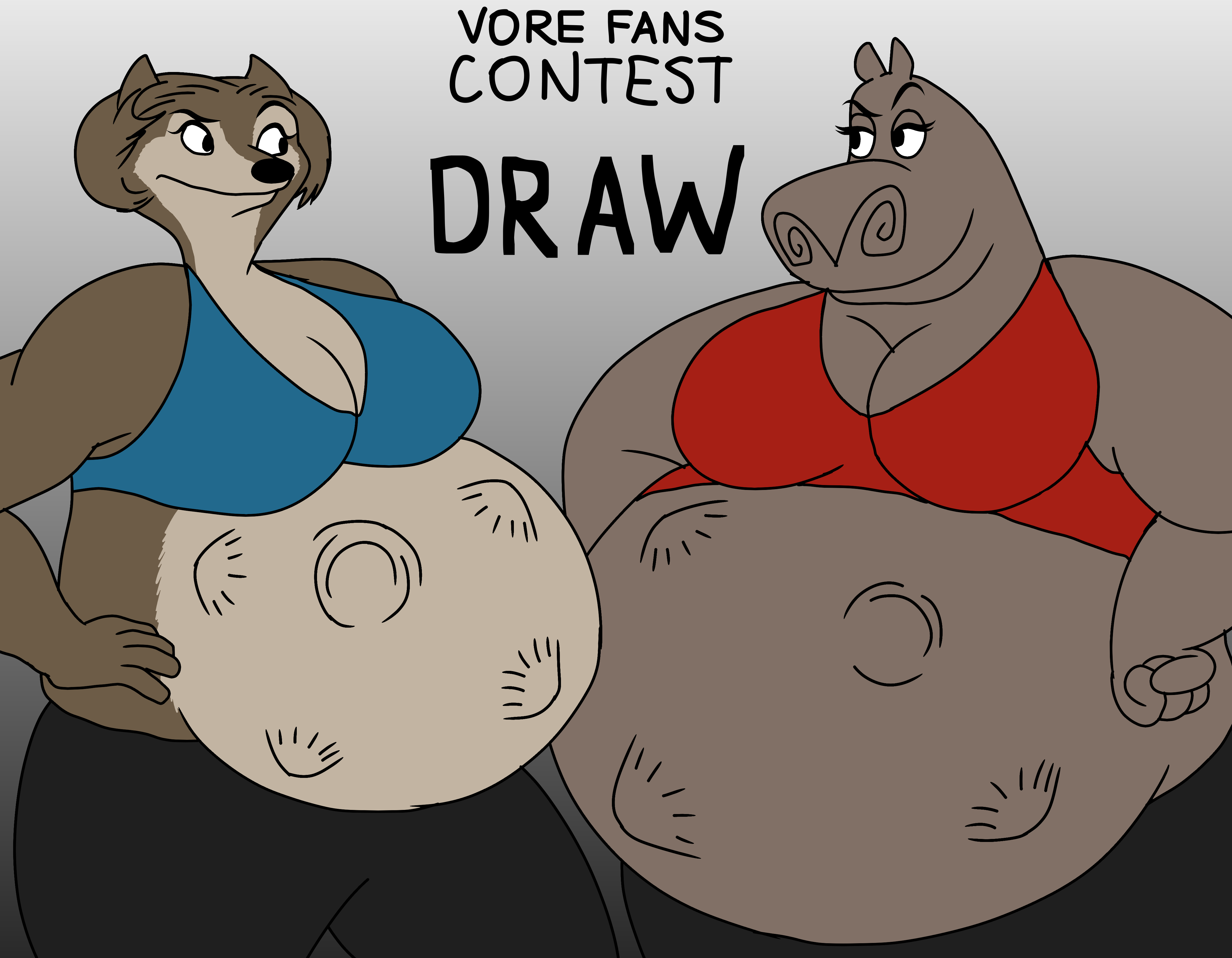 Vore competition Wanda V.S Gloria by Wolfox90210 -- Fur Affinity [dot] net