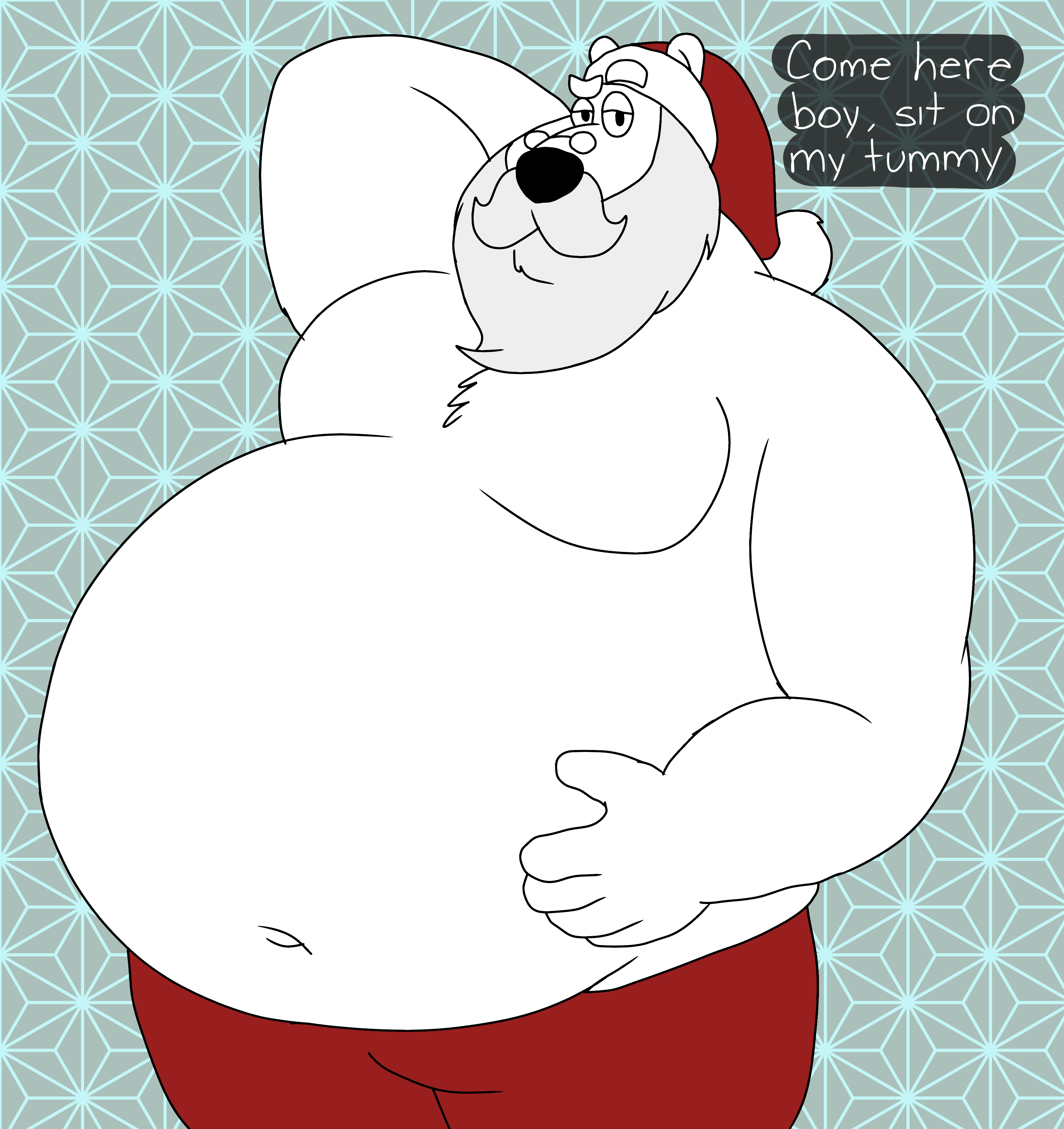 Santa bear´s big gift. (read the description please) by Wolfox90210 -- Fur  Affinity [dot] net