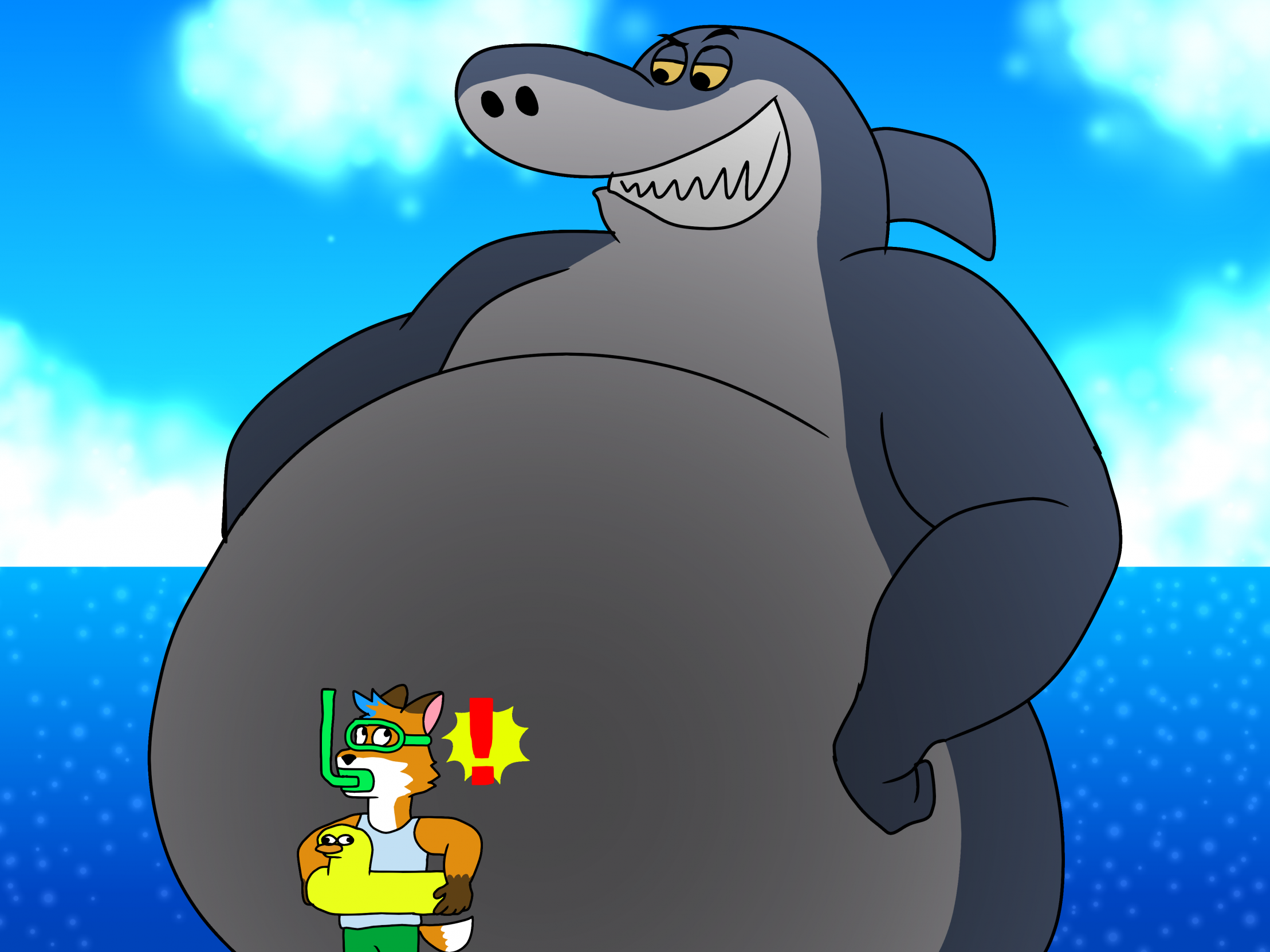 sharko´s new meal by Wolfox90210 -- Fur Affinity [dot] net