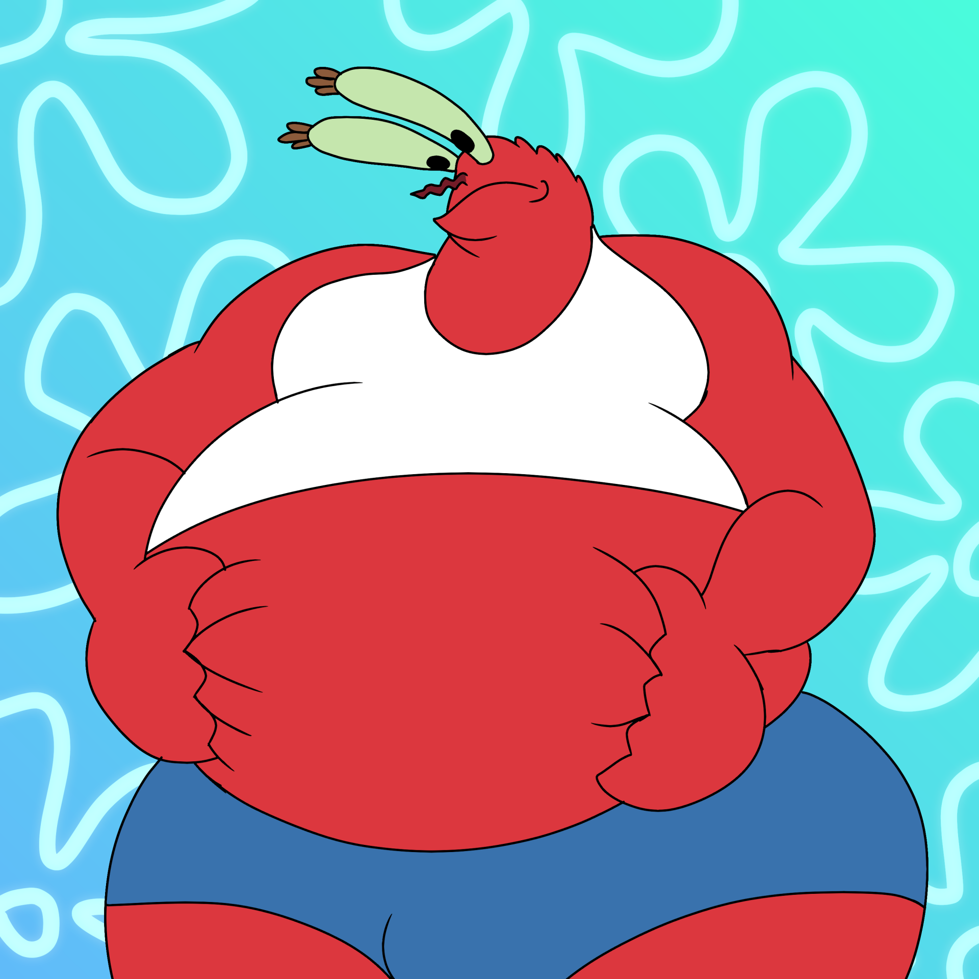 Mr Krabs stomach by Wolfox90210 -- Fur Affinity [dot] net