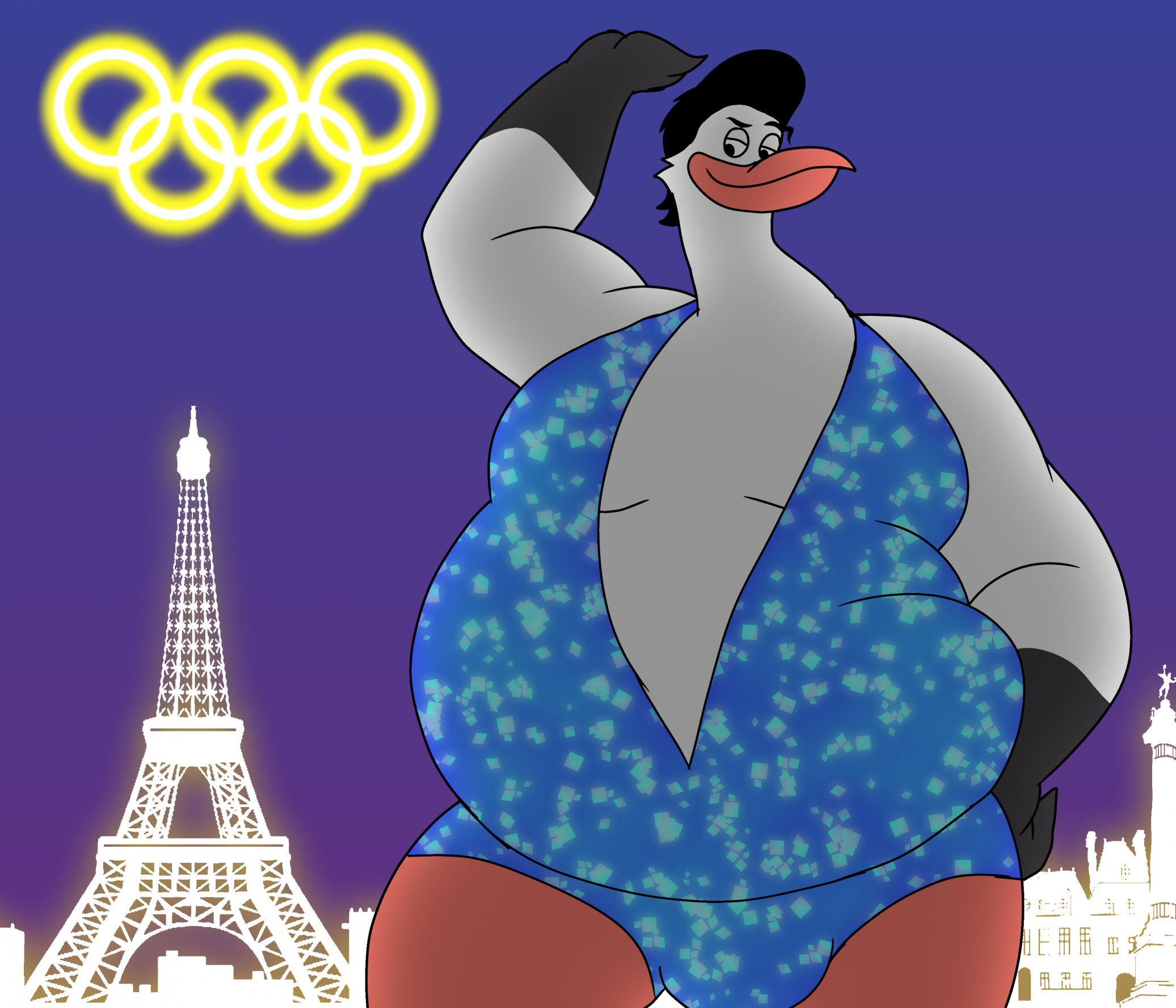 JP in the paris olympics by Wolfox90210 -- Fur Affinity [dot] net