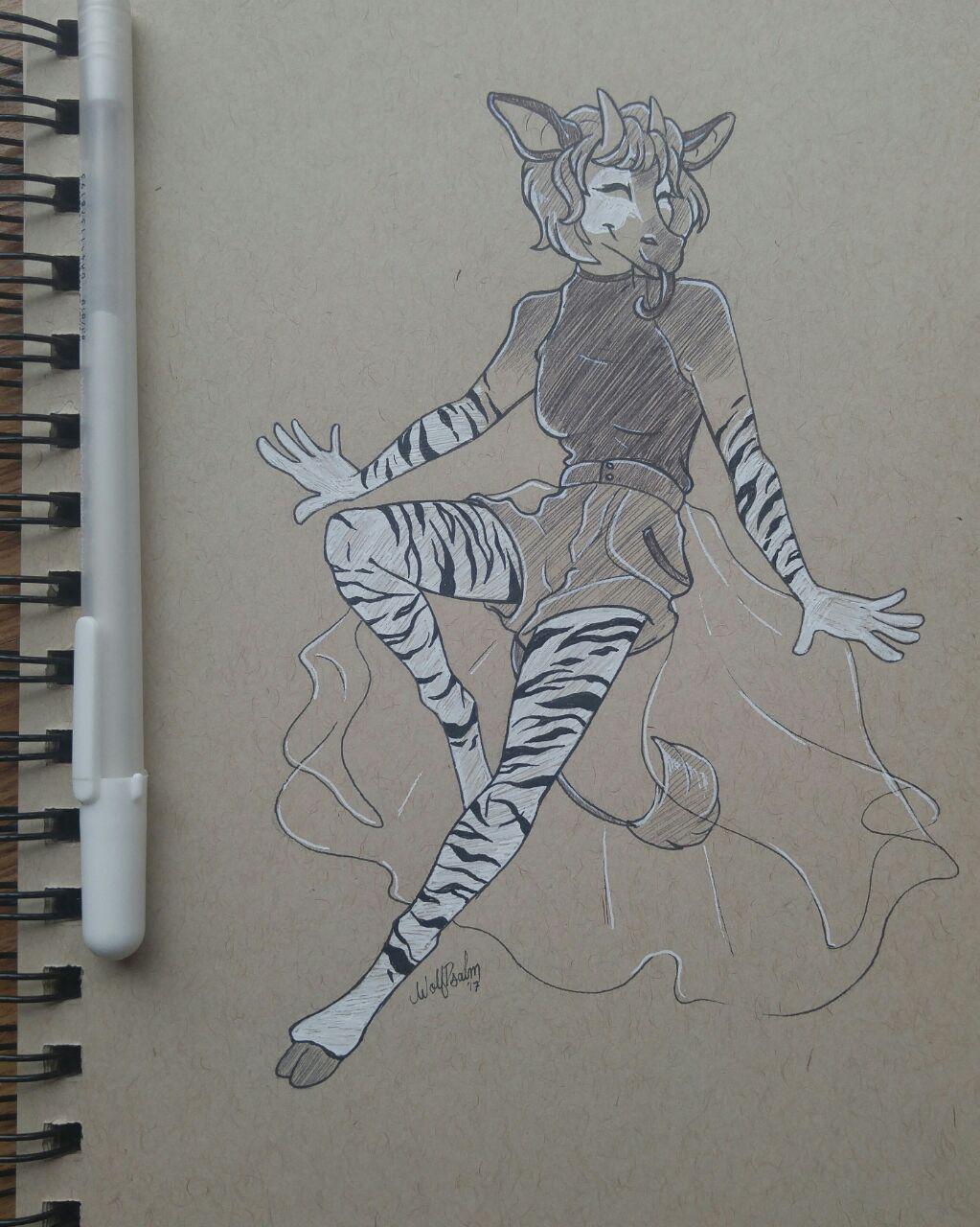 Inktober Day 18 Arabelle By Wolfpsalm Fur Affinity [dot] Net