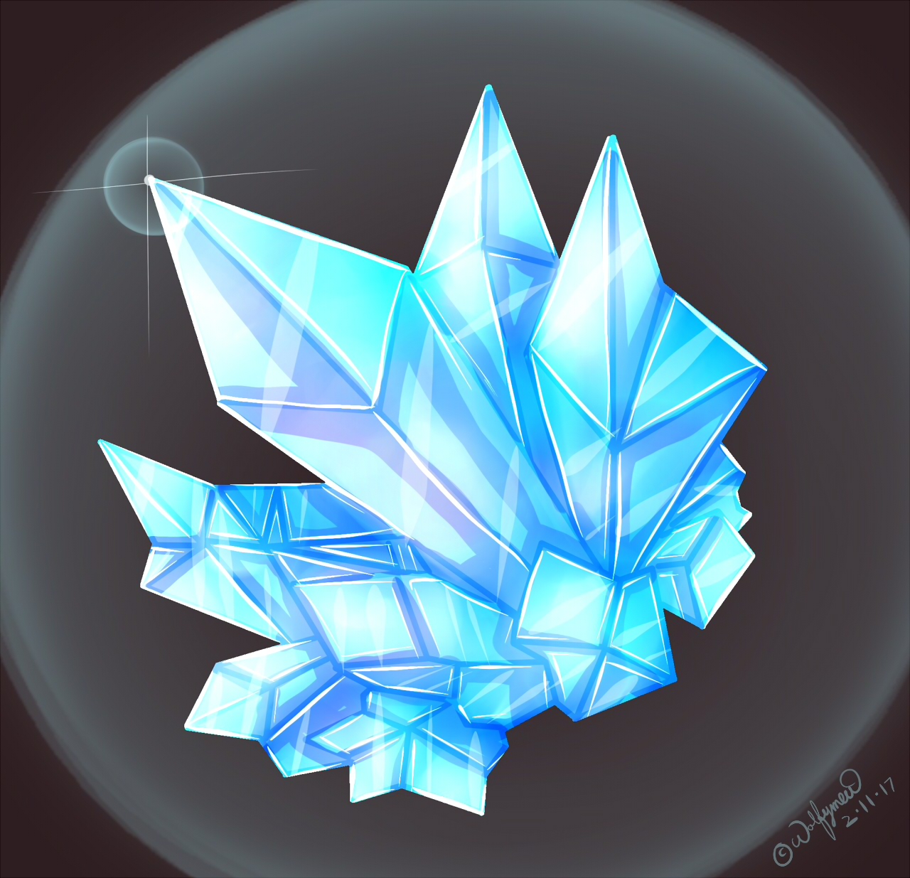 Ice Crystals. 