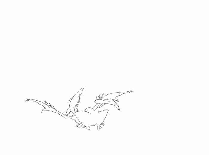 Sketch] Flying Dragon - 2015.05.16 — Weasyl