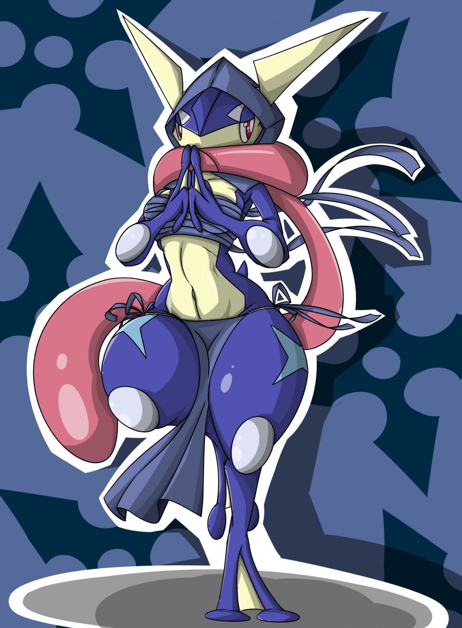 658-Greninja-Displate by Jmcdon on DeviantArt