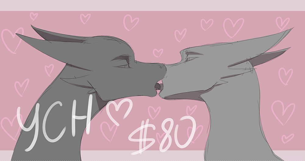 YCH animation closed Kiss. 
