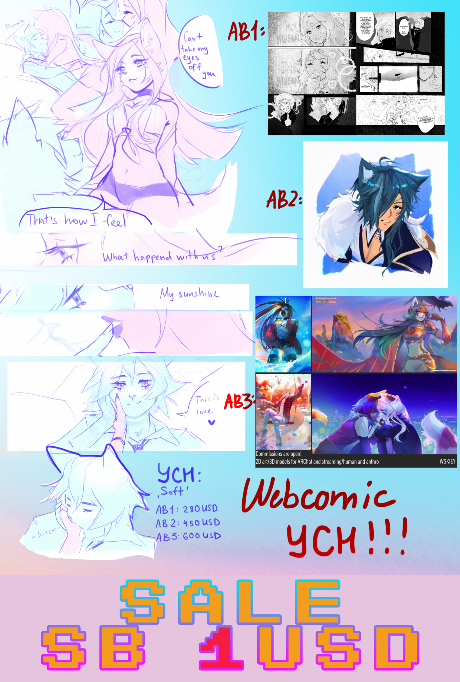 Custom anime kiss YCH commissions Art Commission