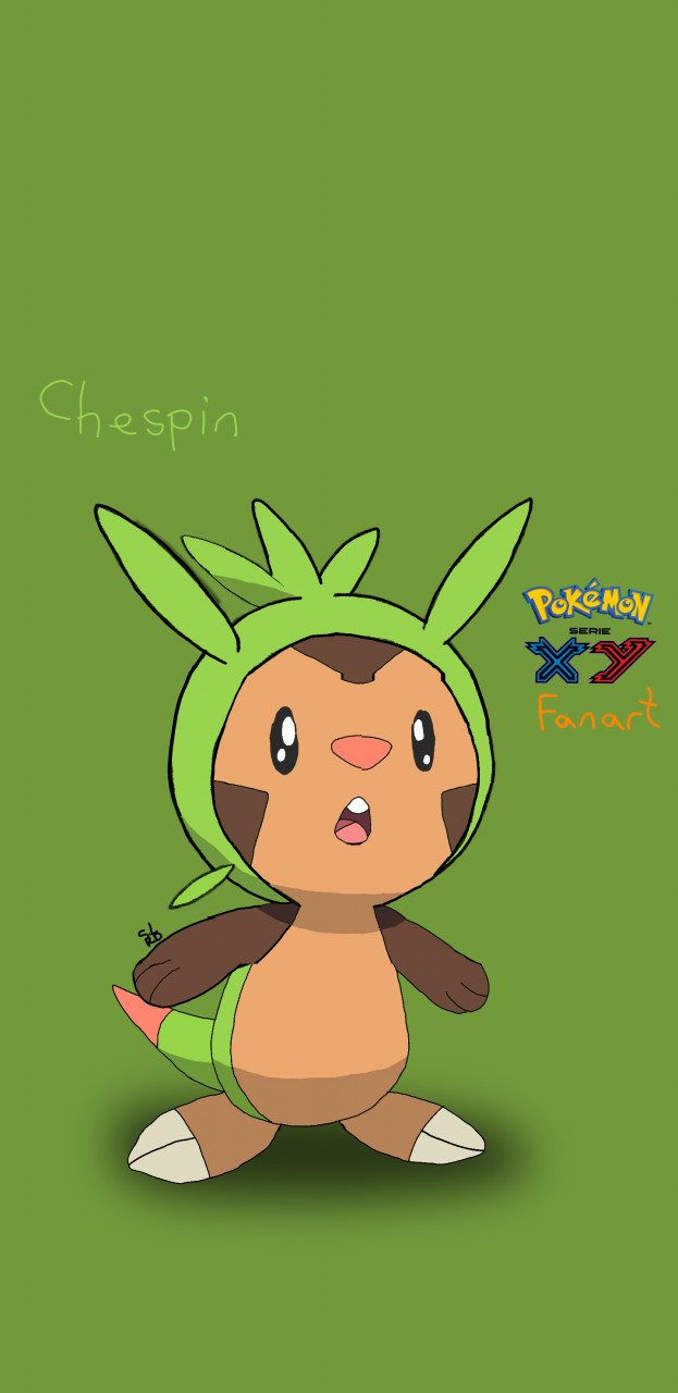 pokemon chespin wallpaper