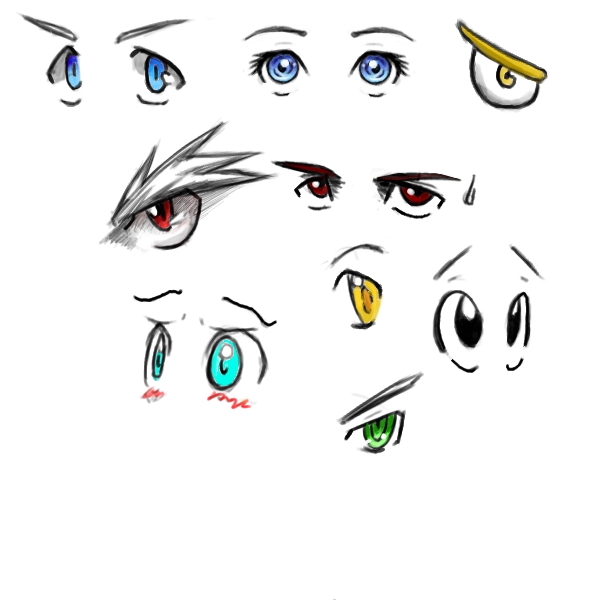 eye doodles number 2 by wuffstar -- Fur Affinity [dot] net