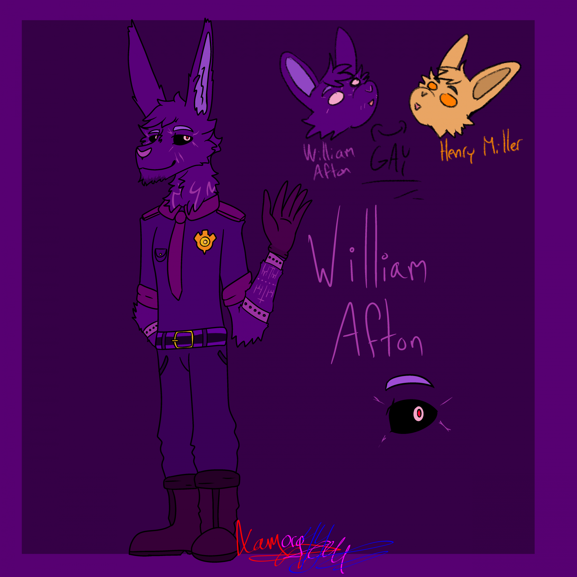 William Afton new ref by Xamorg -- Fur Affinity [dot] net