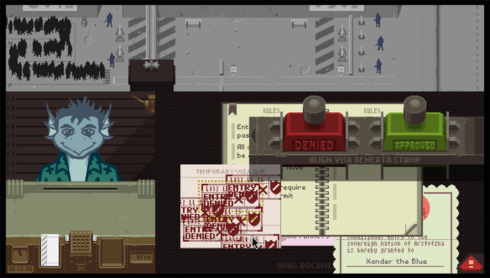 I've been playing a lot of Papers, Please lately by