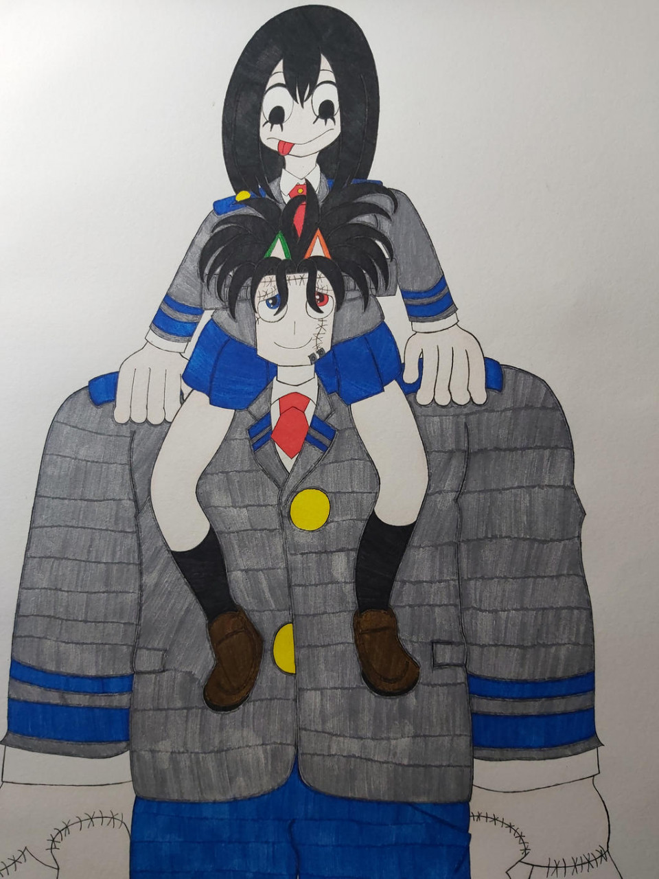 Victor and tsuyu asui by xaviir20 -- Fur Affinity [dot] net