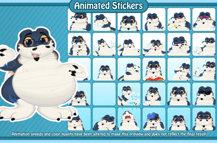 Animated Stickers by Xello2203 -- Fur Affinity [dot] net