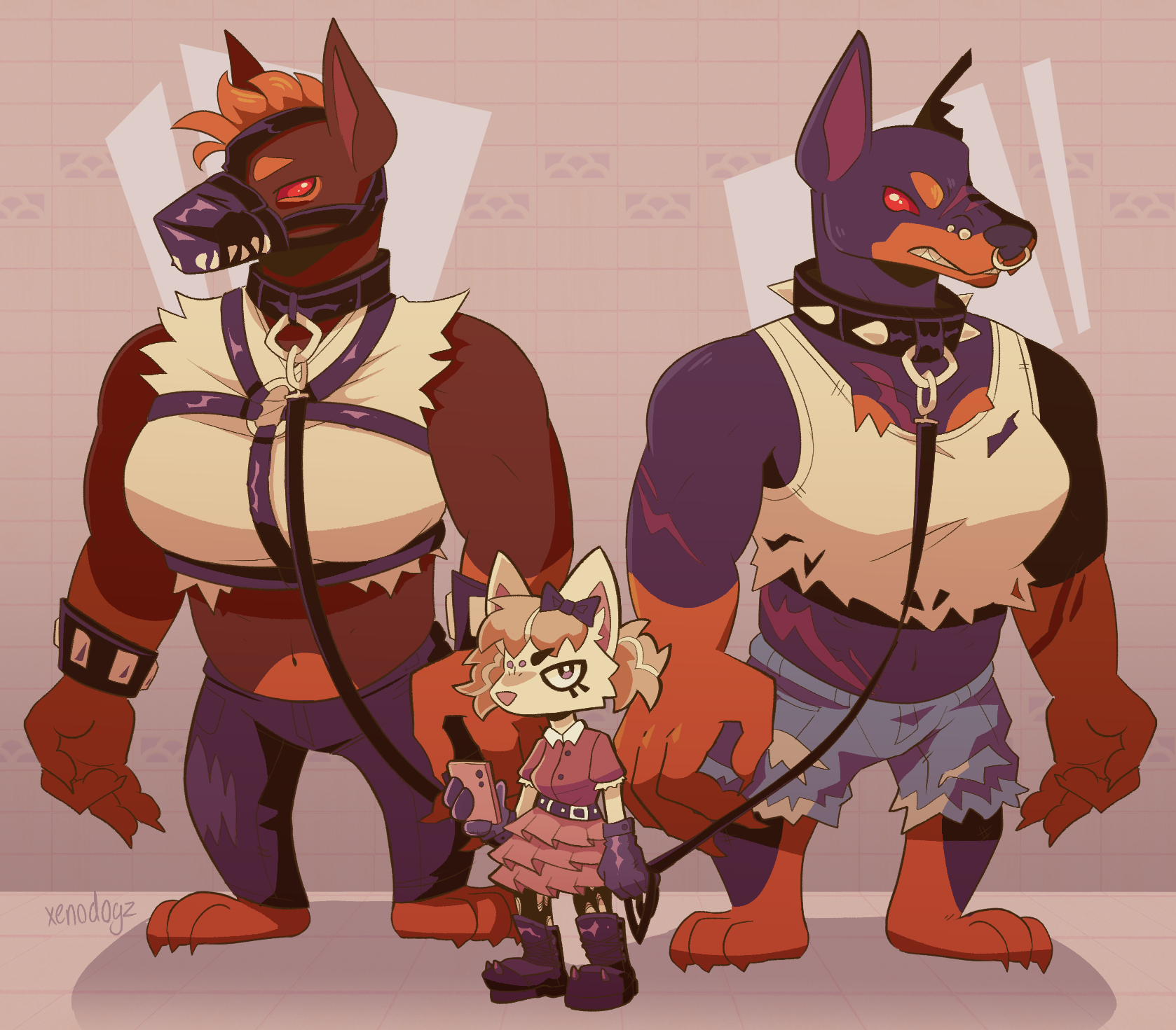 2 big butch girlfriends by XENODOGZ -- Fur Affinity [dot] net