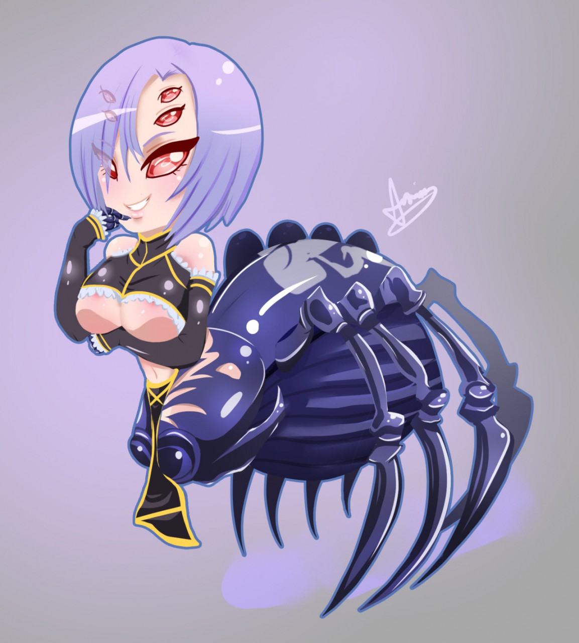 Rachnera Arachnera Chibi by XenoHybrida -- Fur Affinity [dot] net