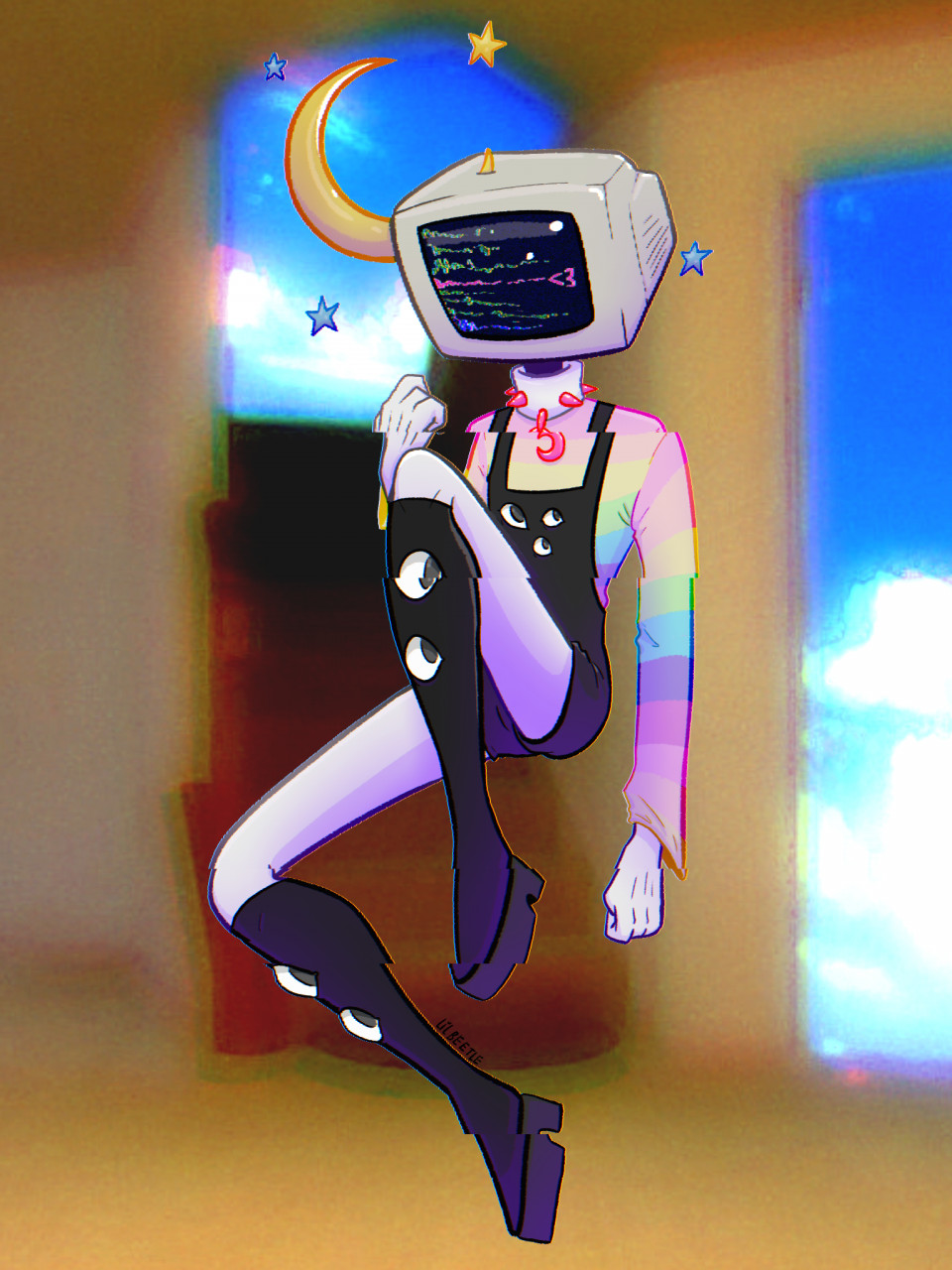 weirdcore/dreamcore Tv head｜Picrew