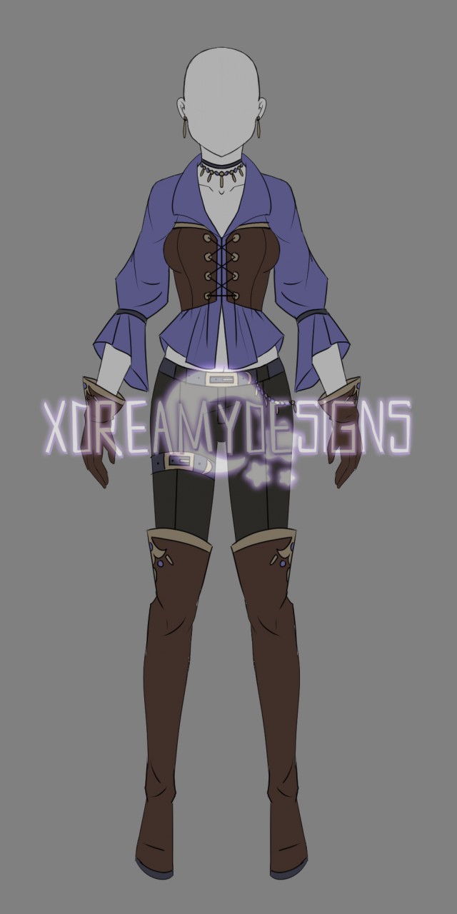 Commission November 04  by VioletKy on DeviantArt  Drawing clothes Fantasy  clothing Fashion design drawings