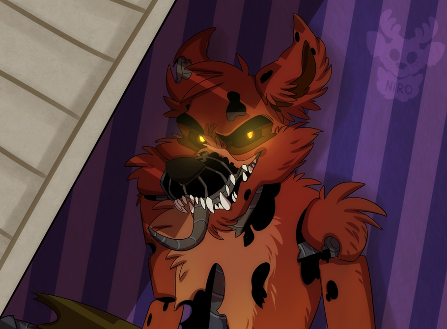 Nightmare Foxy (censored version). 