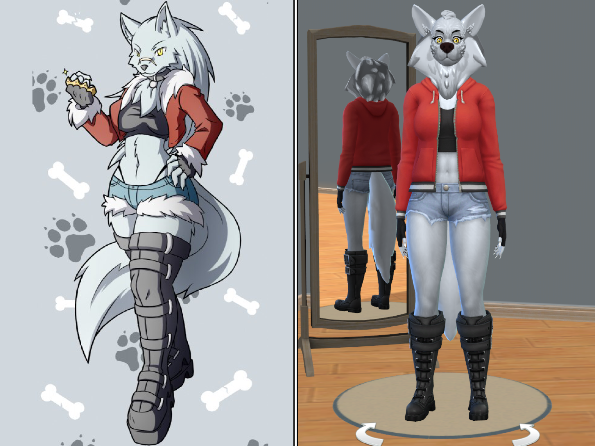 Velvela in The Sims 4 by XORING -- Fur Affinity [dot] net