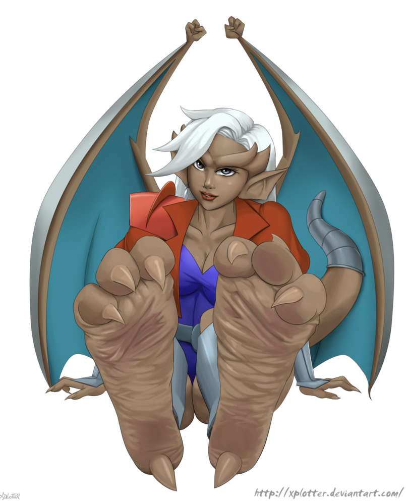 Delilah (Gargoyles) Feet Pin-Up by XplotterArt -- Fur Affinity [dot] net