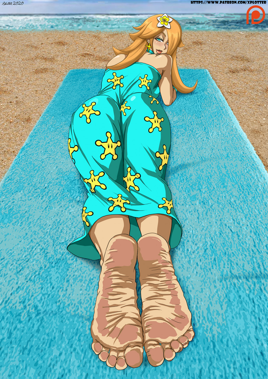 Rosalina At The Beach by XplotterArt -- Fur Affinity [dot] net