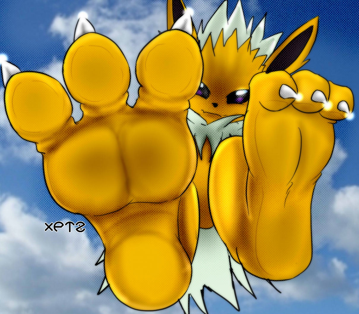Random Pokemon Bot on X: Jolteon Ability: Quick Feet Moves: Flash, Sunny  Day, Curse, Headbutt #pokemon #Jolteon  / X